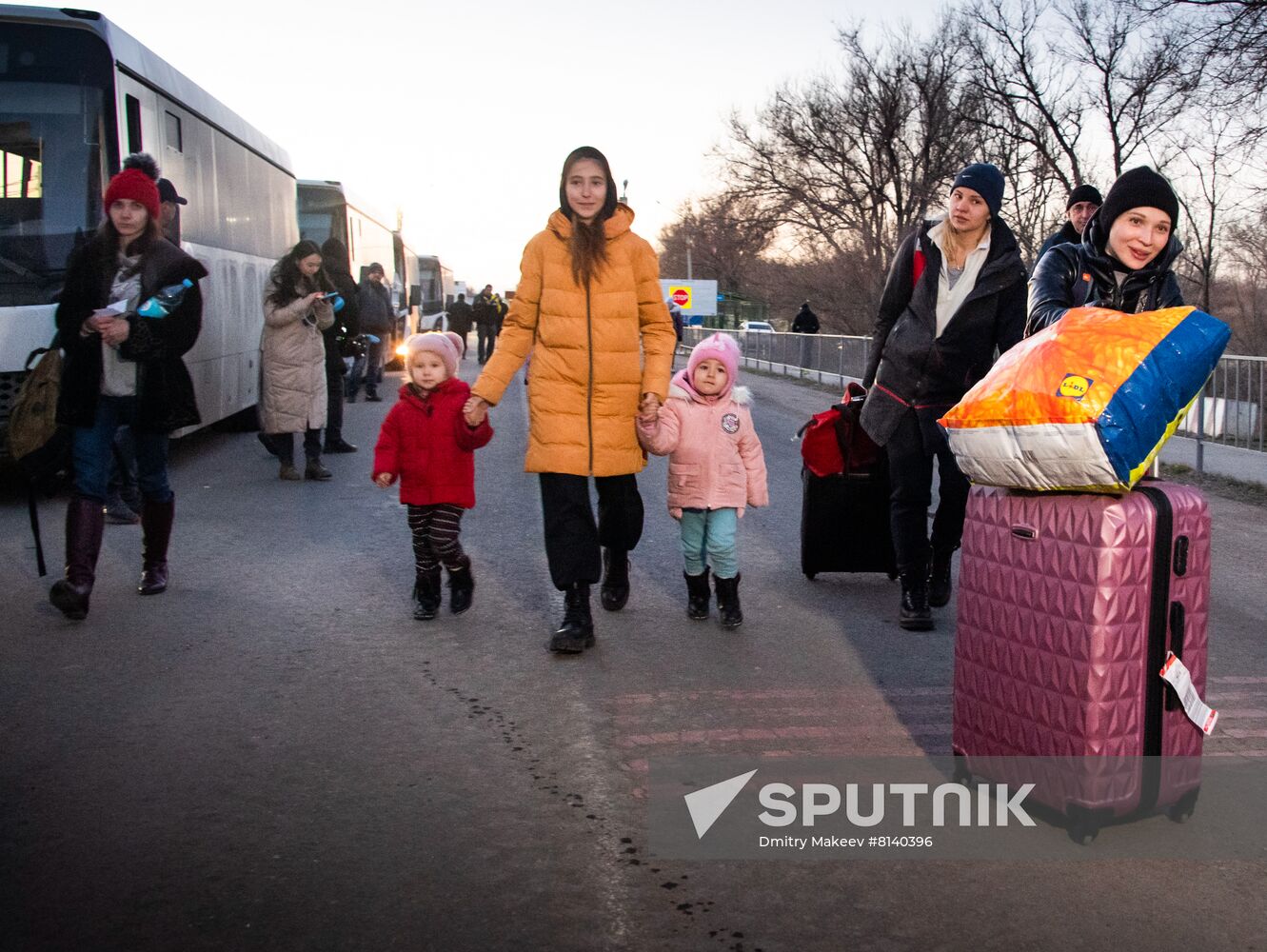 Russia Ukraine Military Operation Evacuees