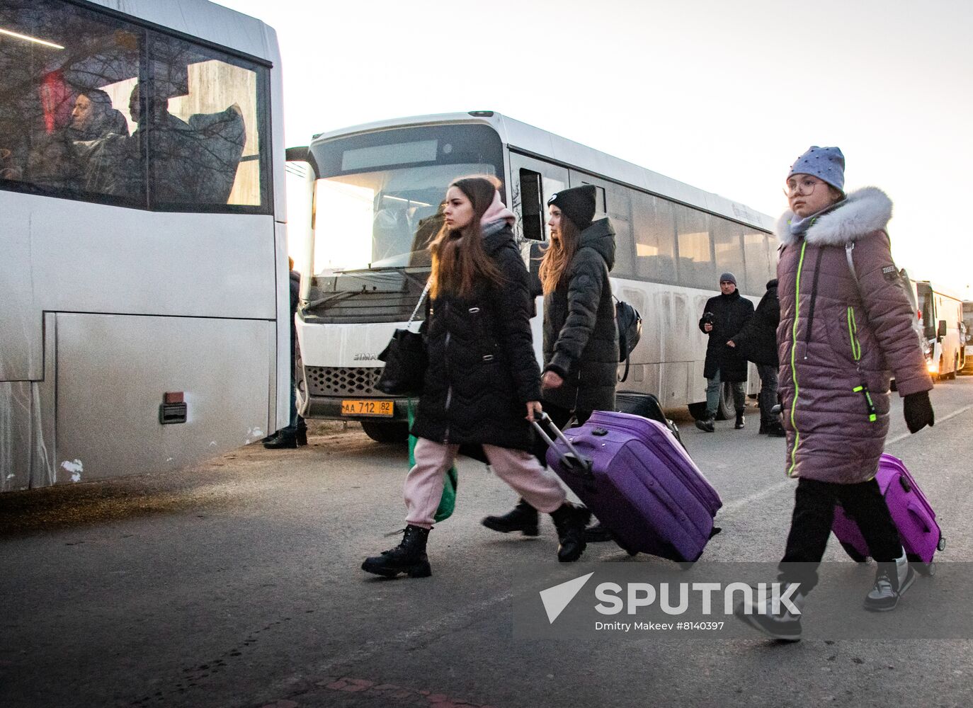 Russia Ukraine Military Operation Evacuees