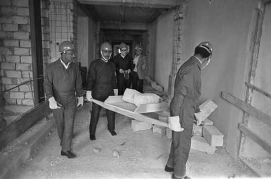 Party delegation of Republic of Ethiopia visits USSR