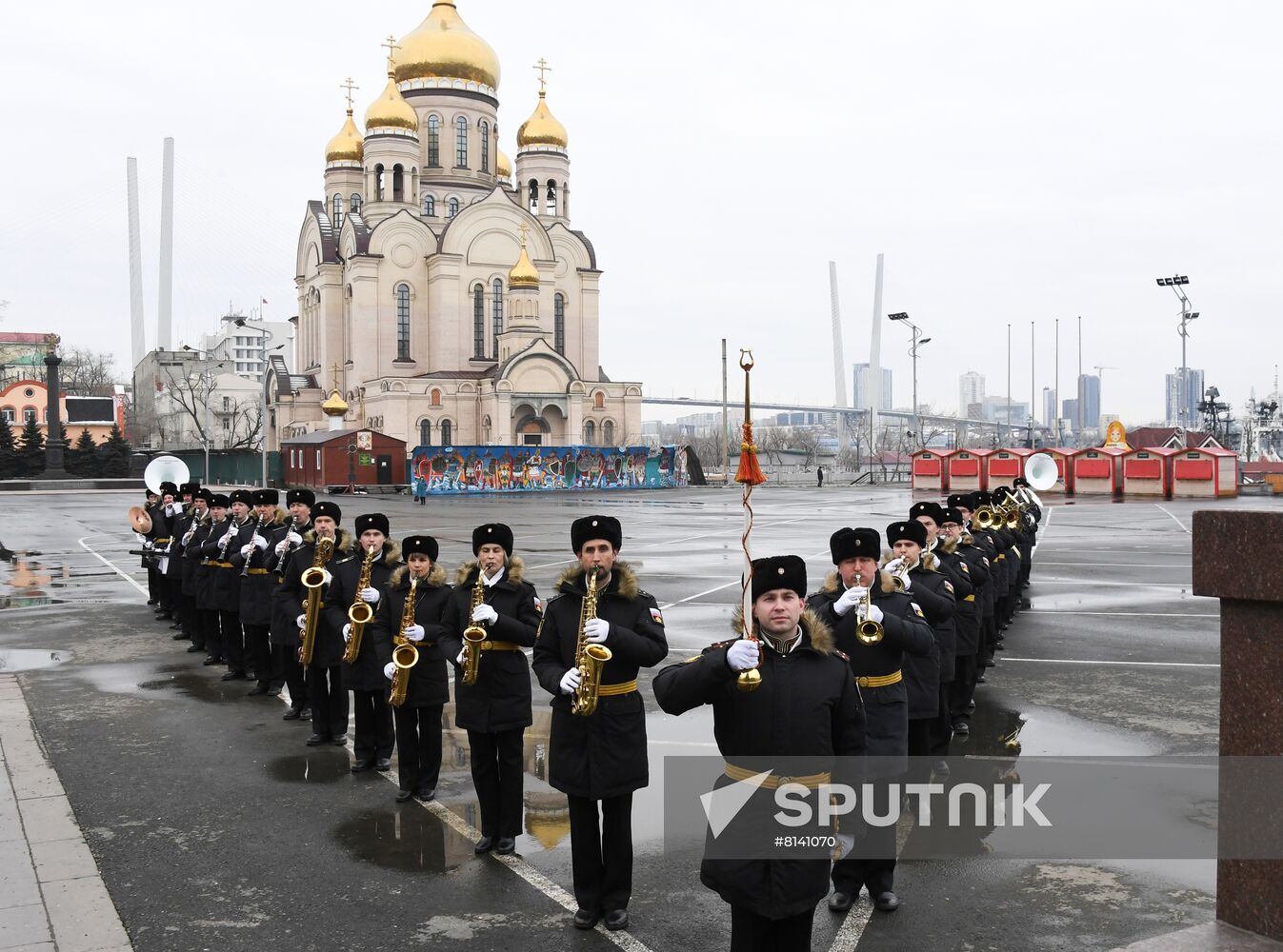 Russia Military Support Rallies