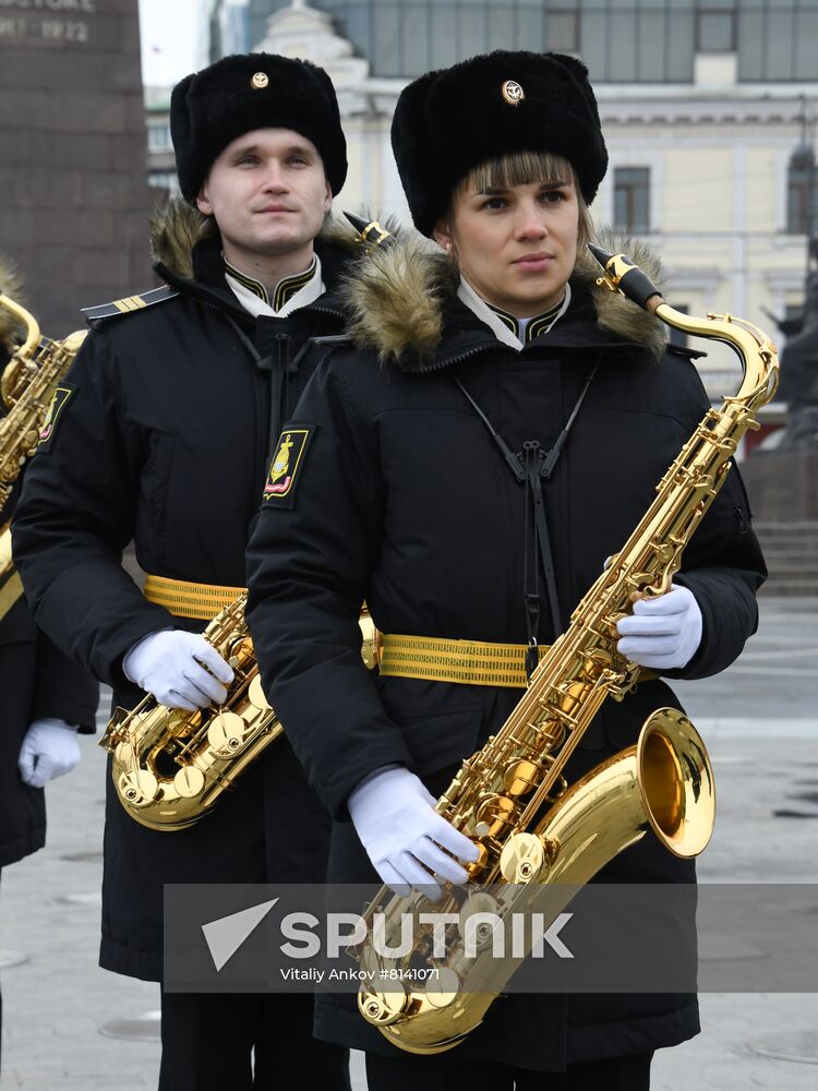 Russia Military Support Rallies