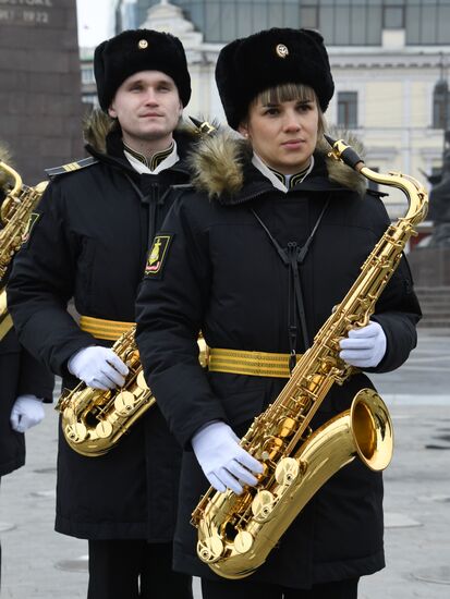 Russia Military Support Rallies 