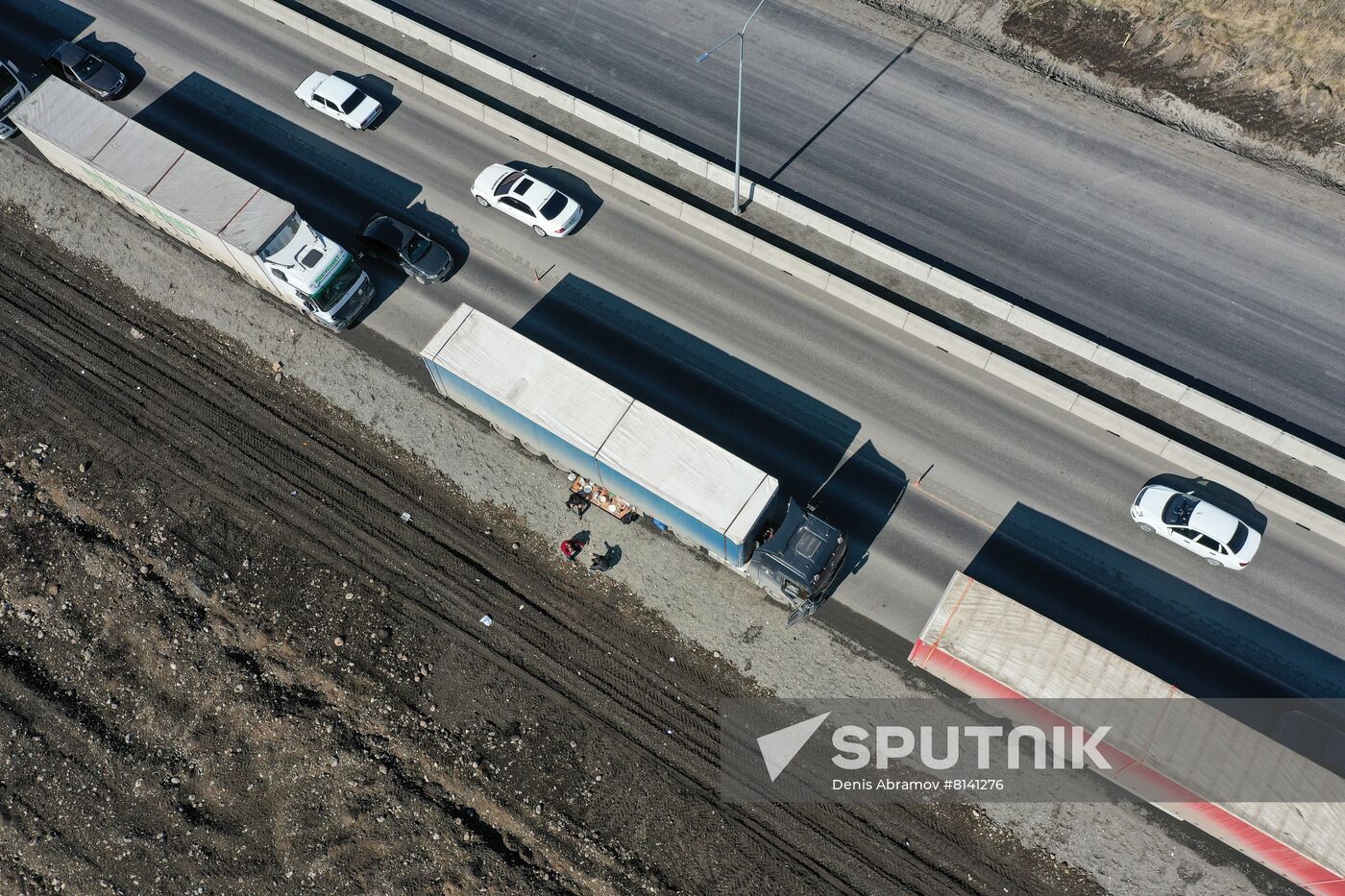 Russia Georgia Roads Closure