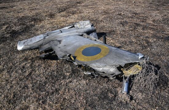 Ukraine Russia Military Operation Downed Ukrainian SU-25