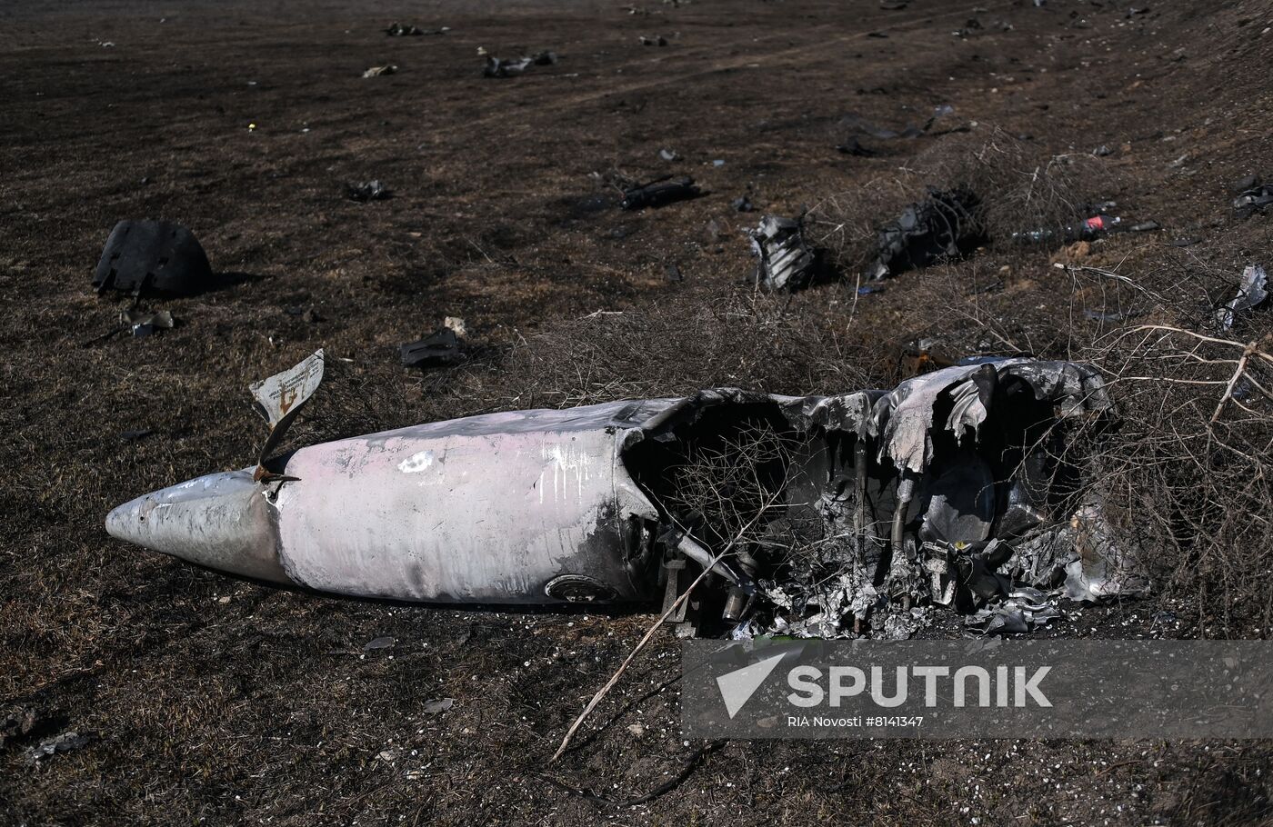 Ukraine Russia Military Operation Downed Ukrainian SU-25