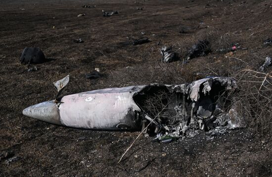 Ukraine Russia Military Operation Downed Ukrainian SU-25