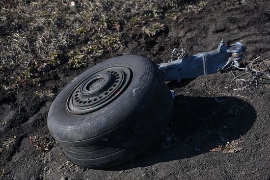 Ukraine Russia Military Operation Downed Ukrainian SU-25