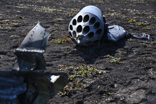 Ukraine Russia Military Operation Downed Ukrainian SU-25