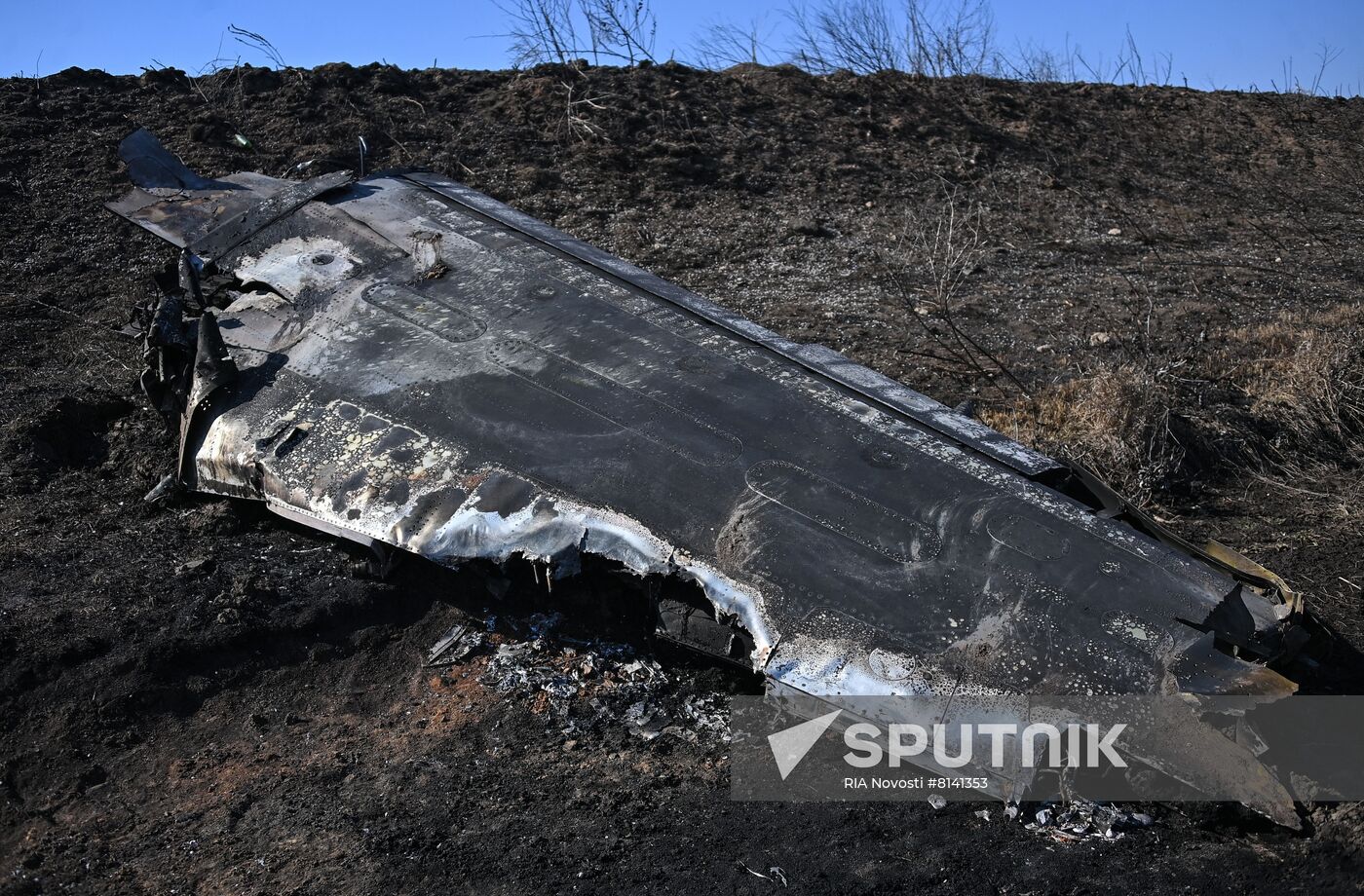 Ukraine Russia Military Operation Downed Ukrainian SU-25