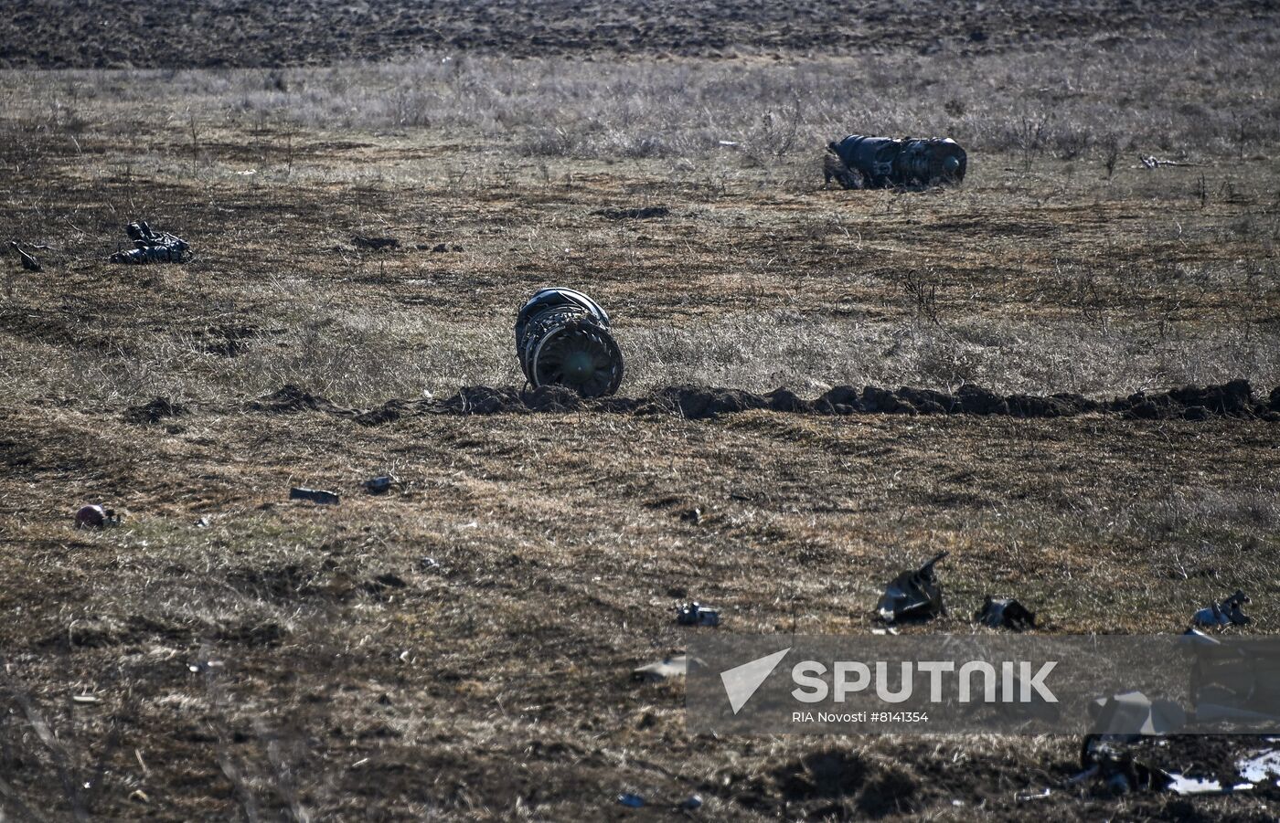 Ukraine Russia Military Operation Downed Ukrainian SU-25