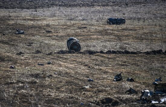 Ukraine Russia Military Operation Downed Ukrainian SU-25
