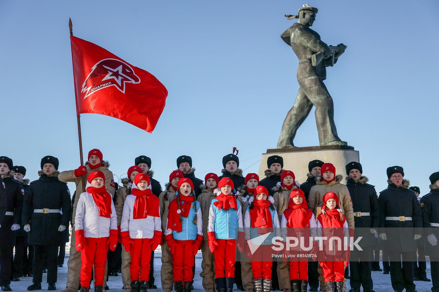 Russia Military Support Rallies