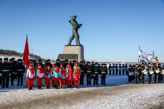 Russia Military Support Rallies