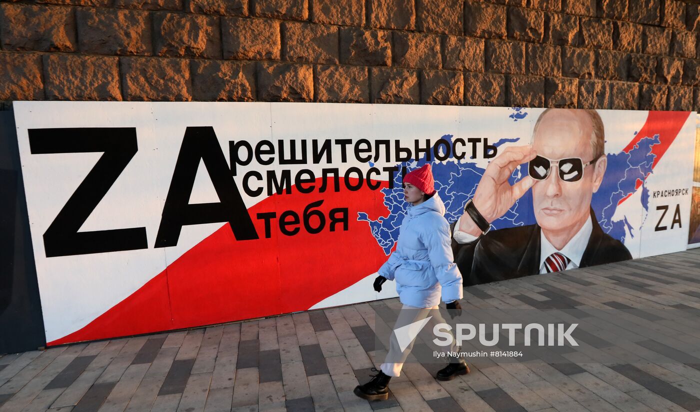 Russia Military Support Rallies