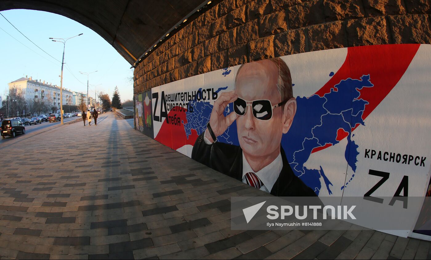 Russia Military Support Rallies