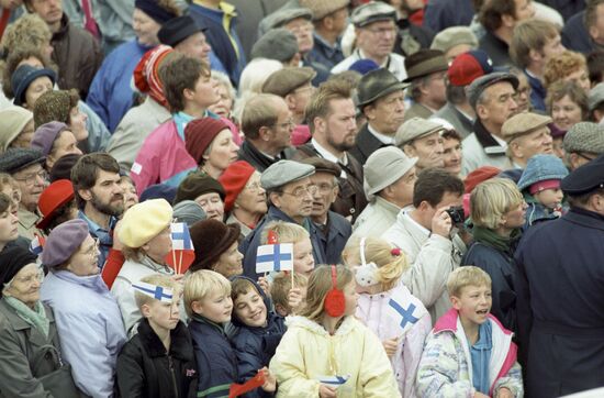 Mikhail Gorbachev's visit to Finland