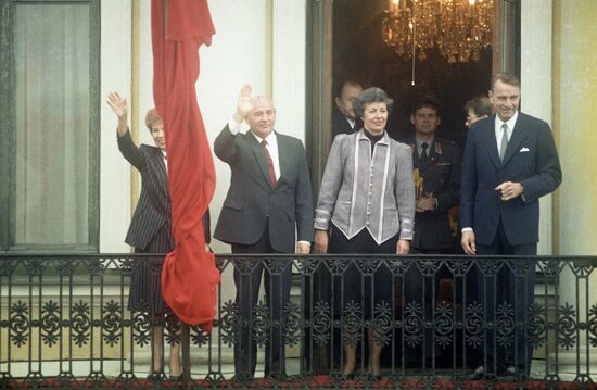 Mikhail Gorbachev's visit to Finland
