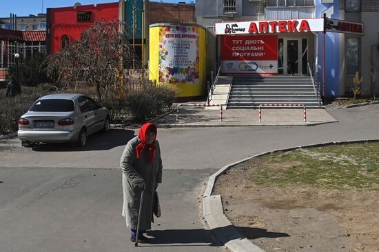 Ukraine Nova Kakhovka Daily Life