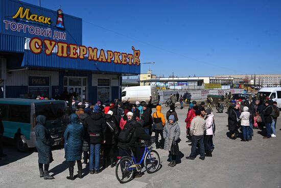 Ukraine Nova Kakhovka Daily Life