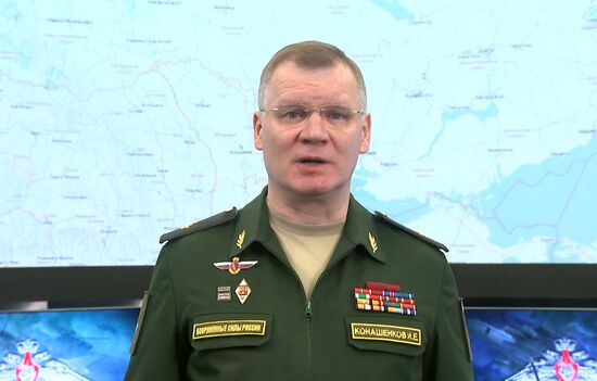 Russia Defence Ministry Briefing