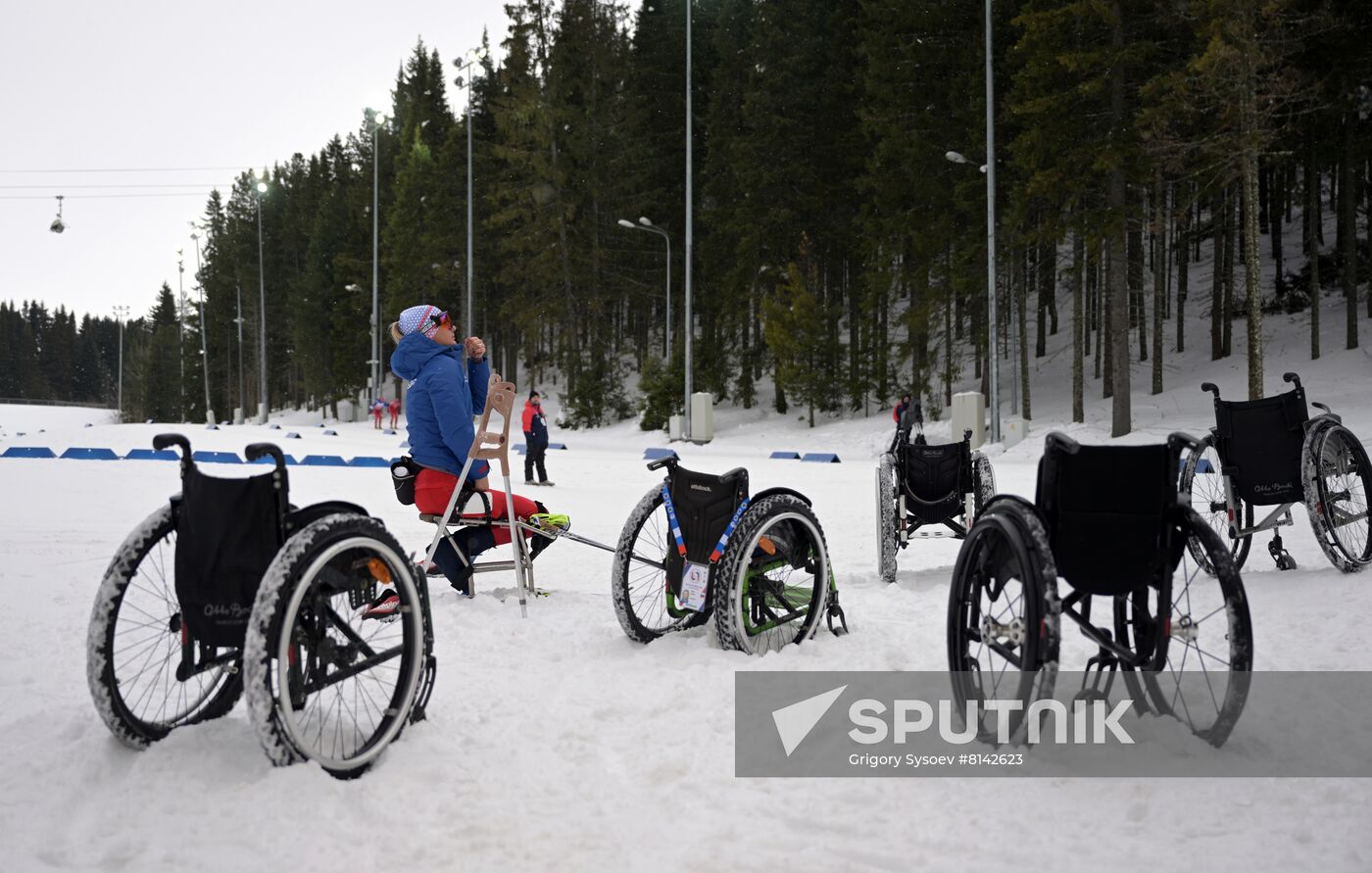 Russia Paralympic Winter Games Cross Country Skiing