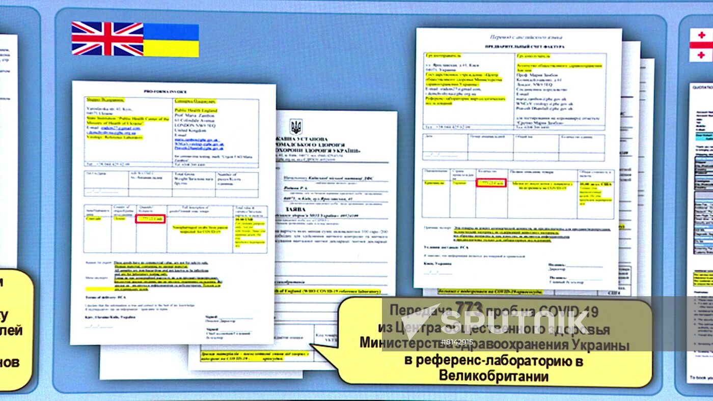 Russia Defence Ministry Ukrainian Biolabs Briefing