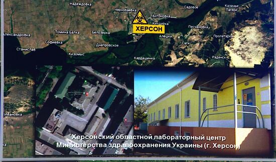 Russia Defence Ministry Ukrainian Biolabs Briefing