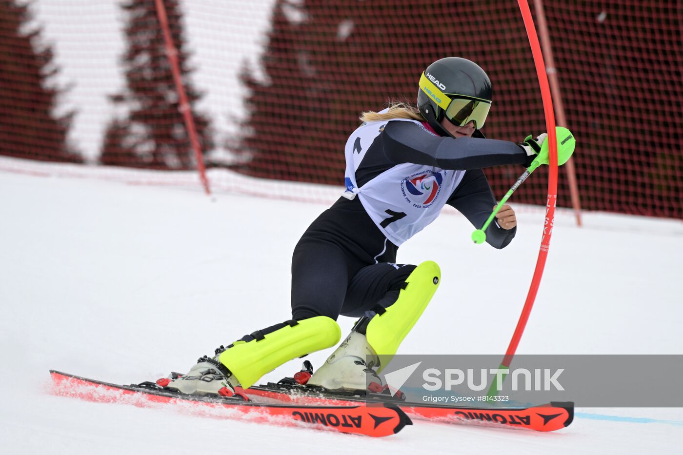 Russia Paralympians Winter Games Alpine Skiing