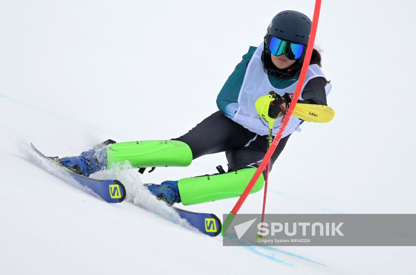 Russia Paralympians Winter Games Alpine Skiing