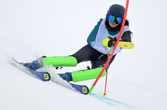 Russia Paralympians Winter Games Alpine Skiing