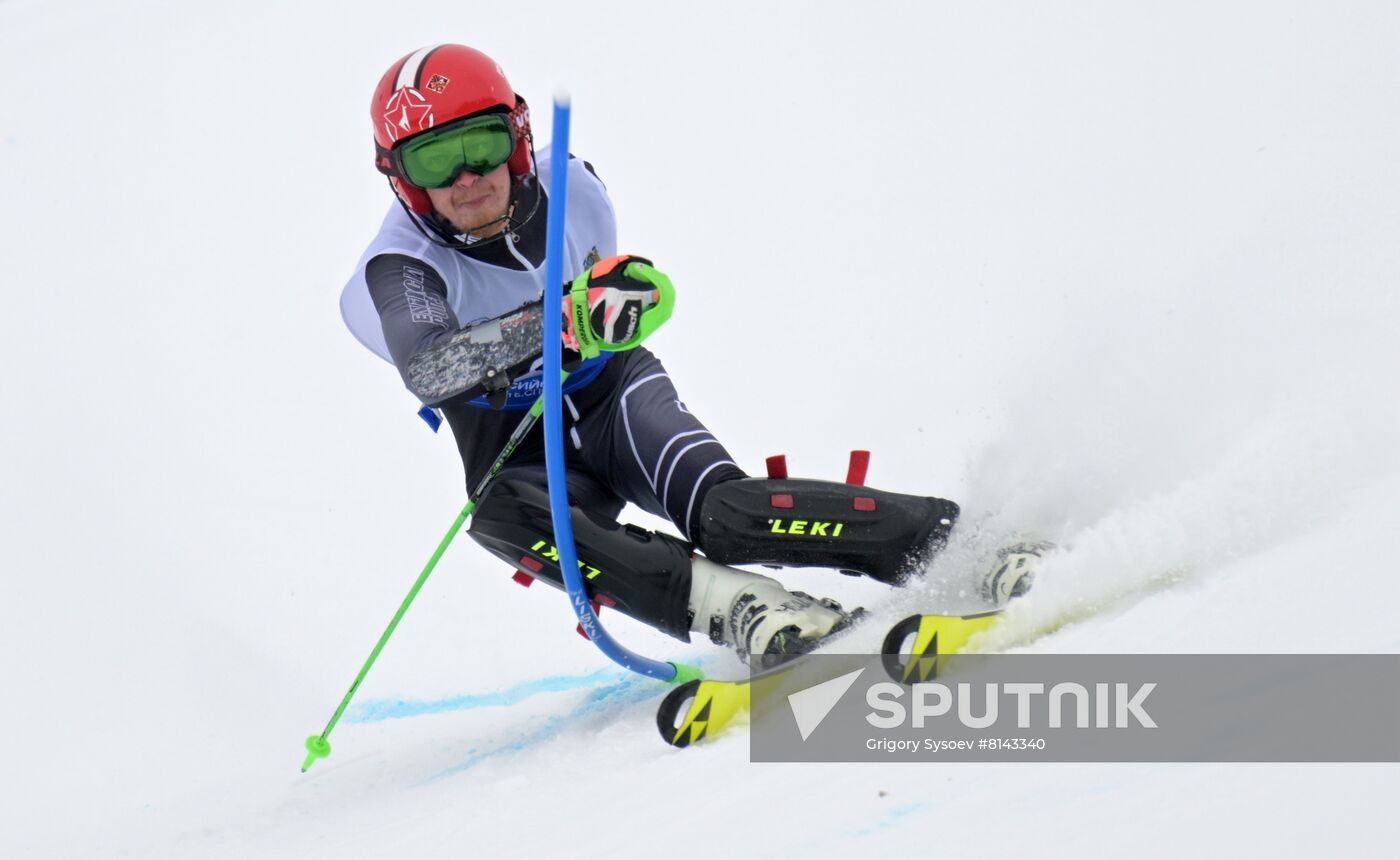 Russia Paralympians Winter Games Alpine Skiing