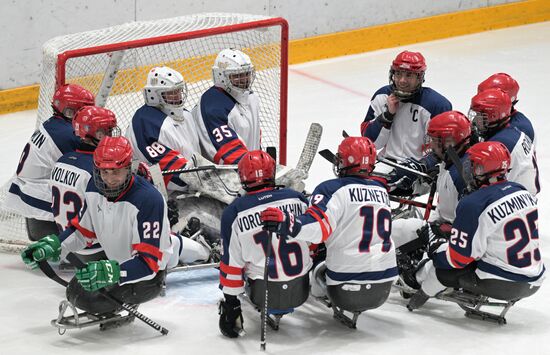 Russia Paralympians Winter Games Sledge Hokey Russia 1 - Tarlan