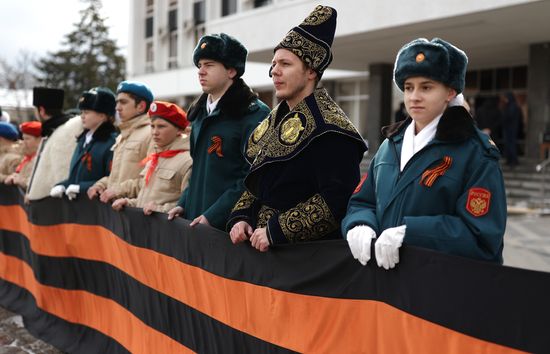 Russia Regions Crimea Reunification Anniversary