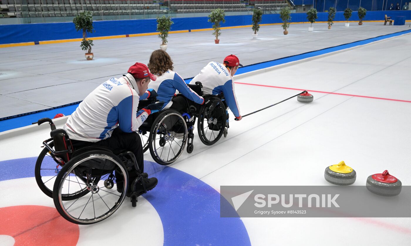 Russia Paralympians Winter Games Wheelchair Curling