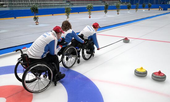 Russia Paralympians Winter Games Wheelchair Curling