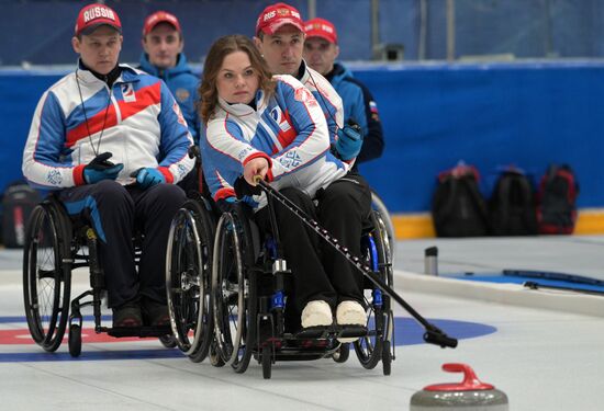 Russia Paralympians Winter Games Wheelchair Curling