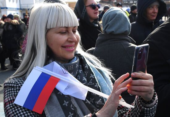 Russia Regions Crimea Reunification Anniversary