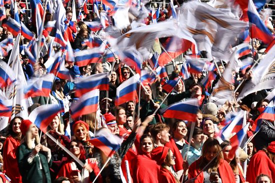 Russia Crimea Reunification Anniversary