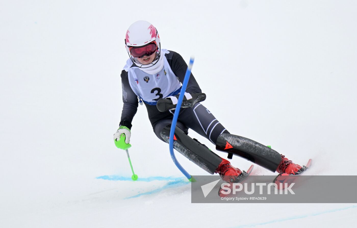 Russia Paralympians Winter Games Alpine Skiing