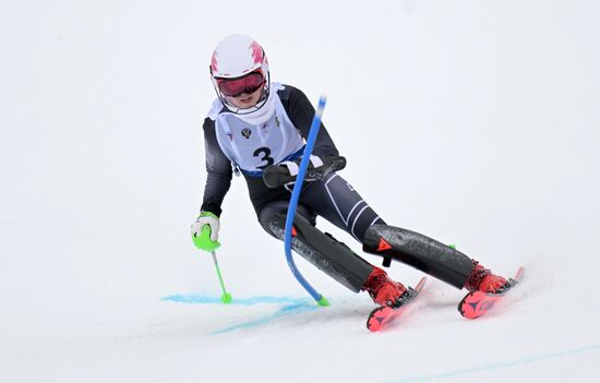 Russia Paralympians Winter Games Alpine Skiing