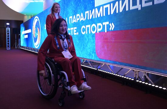 Russia Paralympians Winter Games Opening