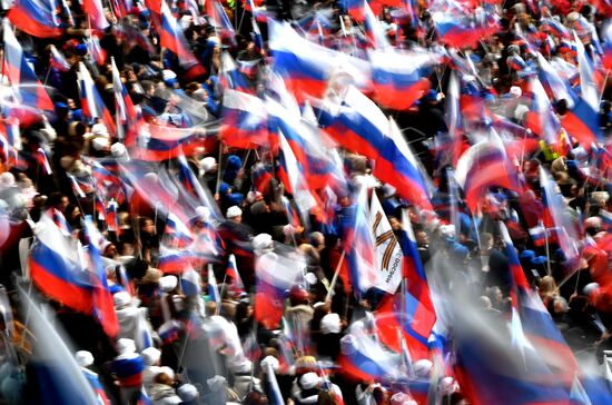 Russia Crimea Reunification Anniversary