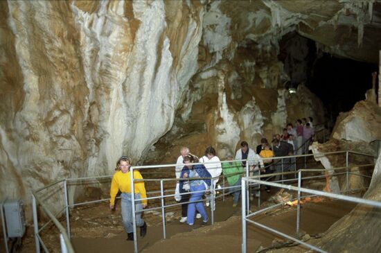 Marble cae in Crimea