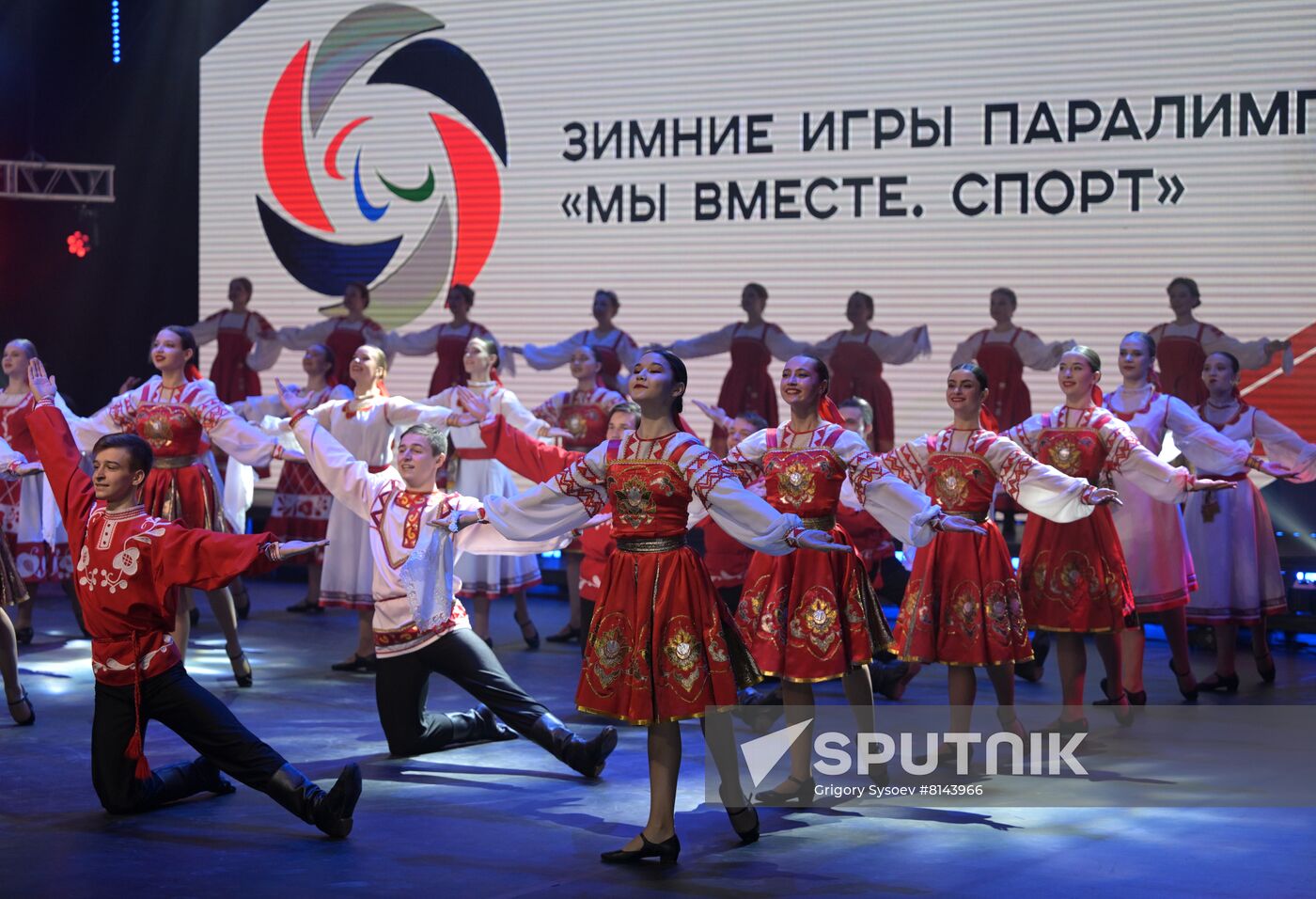 Russia Paralympians Winter Games Opening