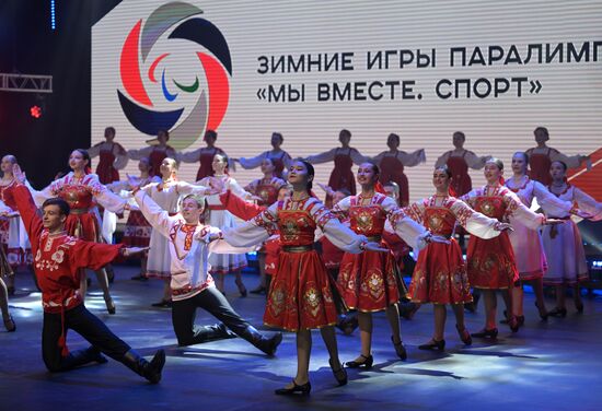 Russia Paralympians Winter Games Opening