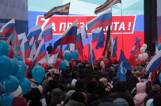 Russia Regions Crimea Reunification Anniversary