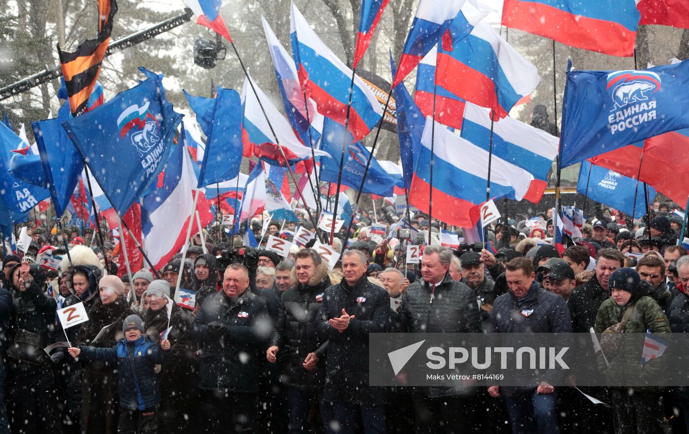 Russia Regions Crimea Reunification Anniversary