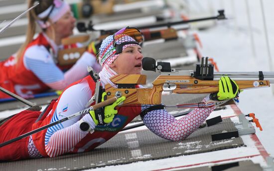 Russia Paralympians Winter Games Biathlon