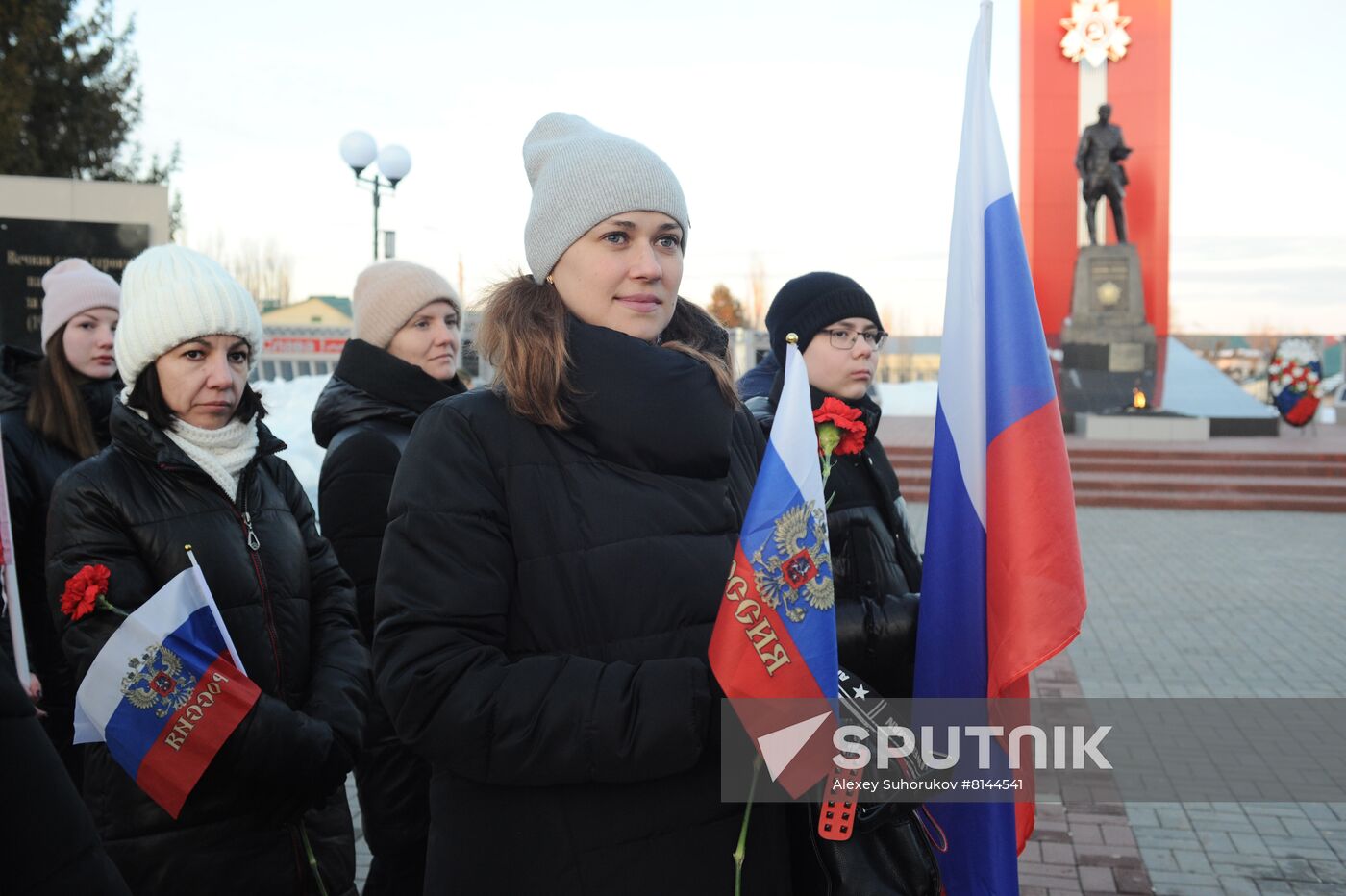 Russia Military Support Rallies