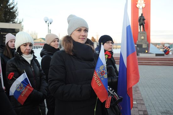 Russia Military Support Rallies 